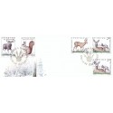 Sverige. 1992. Vilde dyr. AFA nr. 1640-43 postfrisk  Stemplet hæfte FDC parstykkke SWEDEN **/o