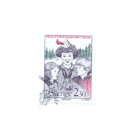 Sverige. 1992. Spejderforeningen. AFA nr. 1644 postfrisk   Stemplet hæfte FDC parstykkke SWEDEN **/o