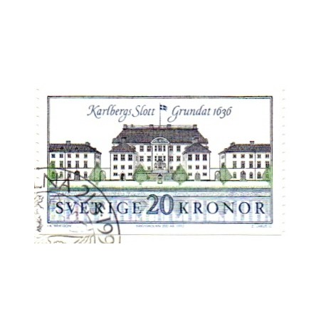 Sverige. 1992. Karlbergs slot. AFA nr. 1657 postfrisk Stemplet hæfte FDC parstykkke SWEDEN **/o