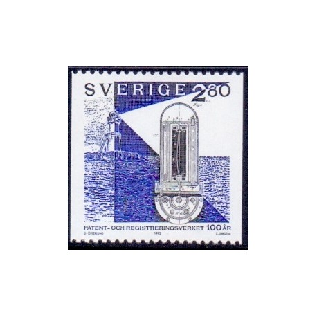 Sverige. 1992. Rigsdagshuset og Patentkontoret. AFA nr. 1662-63 postfrisk Stemplet hæfte FDC parstykkke SWEDEN **/o