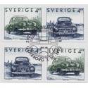 Sverige. 1992. Svenske biler. AFA nr. 1670-71 i postfrisk parstykker Stemplet hæfte FDC parstykkke SWEDEN **/o