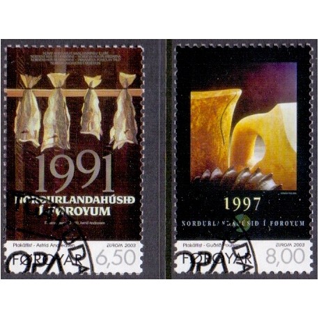 Færøerne 2003, CEPT  AFA nr. 450-51 komplet postfrisk