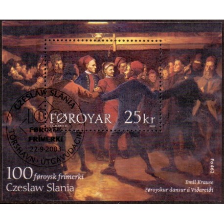 Færøerne 2003, Czeslaw Slania  AFA nr. 464 miniark postfrisk