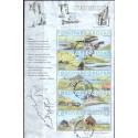 Færøerne 2004, Malerier af Øen Suduroy  AFA nr. 467-76 miniark stemplet