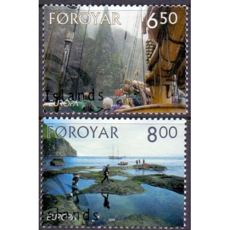 Færøerne 2004, CEPT nr. 489-90 komplet postfrisk