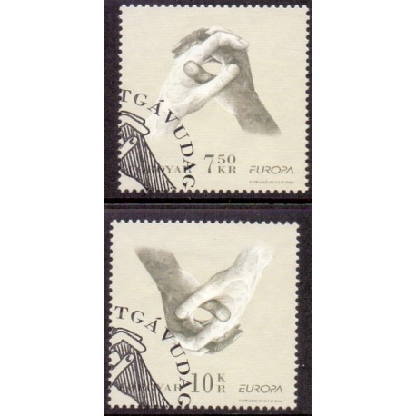 Færøerne 2006. 7,50-10,00 Kr. Europamærker / CEPT AFA nr. 564-5 postfrisk stemplet