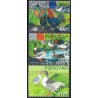 Færøerne 2007. 9,00-25,00 Kr. Fjerkræ AFA nr. 604-6 postfrisk stemplet