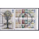 Færøerne 2009. 6,00-10,00 Kr. Julefrimærker AFA nr. 682-3Co-Cn postfrisk (fra hæfter) stemplet