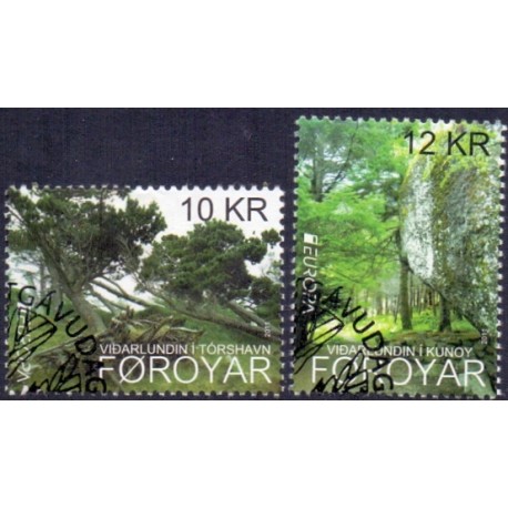 Færøerne 2011. 10,00-12,00 Kr. Europamærker / CEPT. AFA nr. 717-18 Postfrisk stemplet