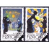 Færøerne 2011. 6,50-10,50 Kr. Julesange 2. AFA nr. 732-3 Postfrisk stemplet