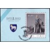 Færøerne 2012. 10,50 Kr. Dronning i 40 år i miniark. AFA nr. 735 Postfrisk stemplet