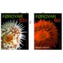 Færøerne 2012. 6,50-10,50 Kr. Søanemoner fra frimærkehæfte AFA nr. 737-39E Postfrisk stemplet