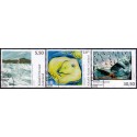 2008. 5,50-30,50 Kr. Moderne kunst III.  AFA nr. 507-9 postfrisk stemplet