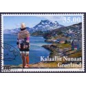 2010. 35,00 Kr. Dr. Margrethe. 70 år. AFA nr. 566 postfrisk stemplet