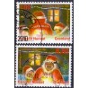 2010. 7,00-8,50 Kr. julefrimærke. AFA nr. 575-6 postfrisk stemplet