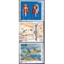 2011. 3,00-34,00 Kr. Moderne grønlandsk kunst (V). AFA nr. 594-6 postfrisk stemplet