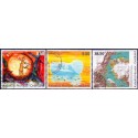 2012. 8,50-38,50 Kr. Moderne Grønlandsk kunst VI. AFA nr. 611-3 postfrisk stemplet