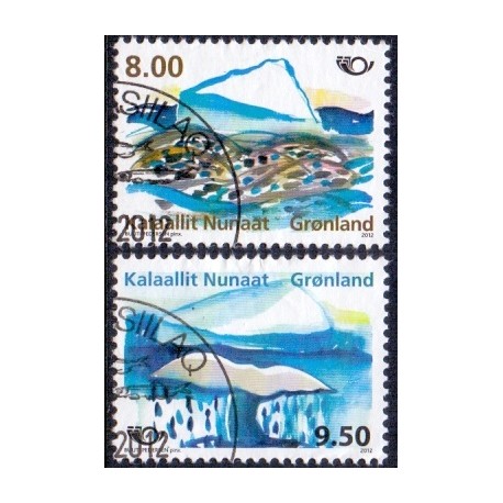 2012. 8,00-9,50 Kr. Norden ved havet. AFA nr. 615-6 postfrisk stemplet