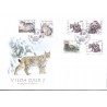 Sverige. 1993 Vilde dyr. AFA nr. 1688-92 postfrisk  Stemplet hæfte FDC parstykkke SWEDEN **/o