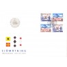 Sverige. 1993. Havopmålning. AFA nr. 1725-26 postfrisk sammentryk Stemplet hæfte FDC parstykkke SWEDEN **/o