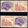 Sverige. 1993. Uppsala. AFA nr. 1702-03 postfrisk parstykker   Stemplet hæfte FDC parstykkke SWEDEN **/o