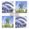 Sverige. 1993. Nordenfrimærker. AFA nr. 1704-05 postfriske parstykker   Stemplet hæfte FDC parstykkke SWEDEN **/o