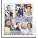 Sverige. 1993. Den kongelige familie. AFA nr. 1721-24 postfrisk miniark Stemplet hæfte FDC parstykkke SWEDEN **/o
