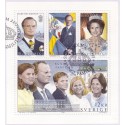Sverige. 1993. Den kongelige familie. AFA nr. 1721-24 postfrisk miniark Stemplet hæfte FDC parstykkke SWEDEN **/o