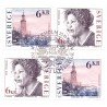 Sverige. 1993. Nobelpristager. AFA nr. 1727-28 postfrisk sammentryk Stemplet hæfte FDC parstykkke SWEDEN **/o