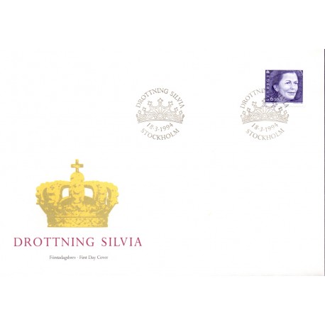 Sverige. 1994. Dr. Silvia. AFA nr. 1740 postfrisk Stemplet hæfte FDC parstykkke SWEDEN **/o