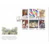 Sverige. 1994. Svensk-Fransk kultur. AFA nr. 1741-46 postfrisk sammentryk Stemplet hæfte FDC parstykkke SWEDEN **/o