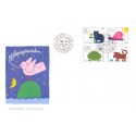Sverige. 1994. Brevhilsner. AFA nr. 1764-67 postfrisk sammentryk Stemplet hæfte FDC parstykkke SWEDEN **/o