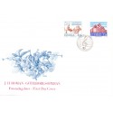 Sverige. 1994. Musik år. AFA nr. 1773-74 postfrisk  Stemplet hæfte FDC parstykkke SWEDEN **/o