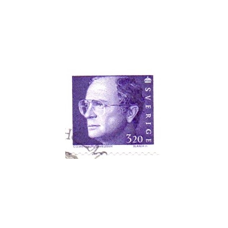 Sverige. 1994. Kong Carl. AFA nr. 1738 postfrisk   Stemplet hæfte FDC parstykkke SWEDEN **/o