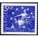 Sverige. 1994. Samarbejde med EU. AFA nr. 1739 postfrisk  Stemplet hæfte FDC parstykkke SWEDEN **/o