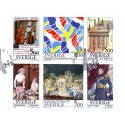 Sverige. 1994. Svensk-Fransk kultur. AFA nr. 1741-46 postfrisk sammentryk Stemplet hæfte FDC parstykkke SWEDEN **/o