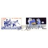 Sverige. 1994. VM i fodbold og svensk teknik. AFA nr. 1756-57 postfrisk  Stemplet hæfte FDC parstykkke SWEDEN **/o