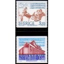 Sverige. 1994. Musik år. AFA nr. 1773-74 postfrisk  Stemplet hæfte FDC parstykkke SWEDEN **/o