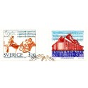 Sverige. 1994. Musik år. AFA nr. 1773-74 postfrisk  Stemplet hæfte FDC parstykkke SWEDEN **/o