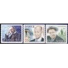 Sverige. 1994. Svenske digtere. AFA nr. 1782-84 postfrisk  Stemplet hæfte FDC parstykkke SWEDEN **/o