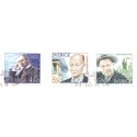 Sverige. 1994. Svenske digtere. AFA nr. 1782-84 postfrisk  Stemplet hæfte FDC parstykkke SWEDEN **/o