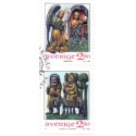 Sverige. 1994. Julefrimærker. AFA nr. 1785-86 postfrisk parstykke  Stemplet hæfte FDC parstykkke SWEDEN **/o