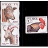 Sverige 1995. Landdyr II, AFA 1789-91, postfrisk stemplet FDC