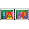 Sverige 1995. JA- og NEJ- frimærker, AFA 1795-96, postfrisk stemplet FDC hæfte