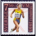 Sverige 1995. FN og atletik , AFA 1822-3, postfrisk stemplet  hæfte FDC