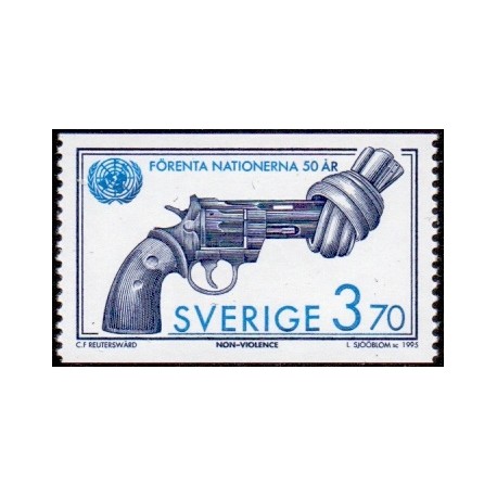 Sverige 1995. FN og atletik , AFA 1822-3, postfrisk stemplet  hæfte FDC