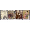 2000. 1900-tallet serie i. AFA 1235-38 komplet postfrisk Stemplet