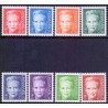 2000. Dr. Margrethe Ny Dagligserie AFA 1242-49 (uden v. nr) postfrisk Stemplet