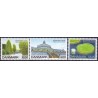 2001. Botanisk Have, AFA 1272-74, komplet postfrisk Stemplet
