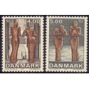 2002. Norden frimærker, AFA 1312-13 postfrisk Stemplet